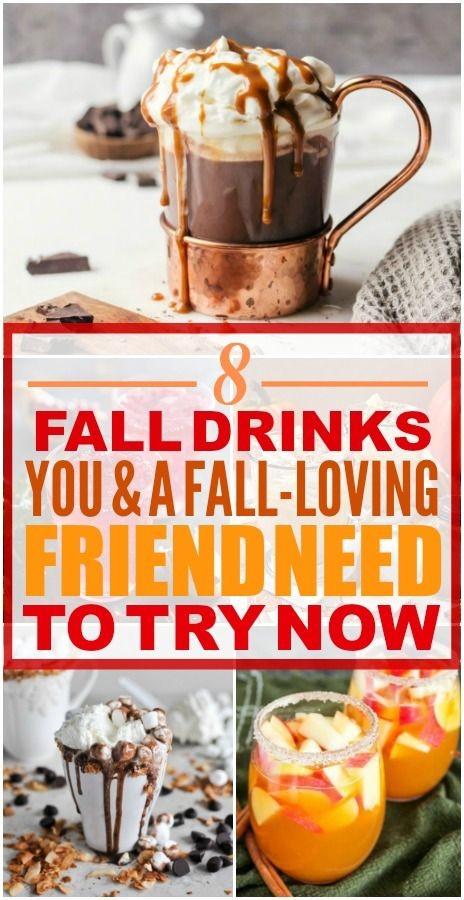 8 Delicious Fall Drinks You Should Make If You Love Cold Weather